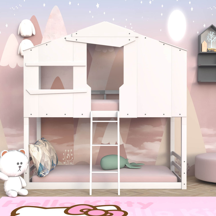 Harper Orchard Jenkinson Twin Over Twin Standard Bunk Bed by Harper